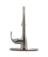 1 HANDLE PULL-DOWN SPRAYER KITCHEN FAUCET - 803 BRUSHED NICKEL