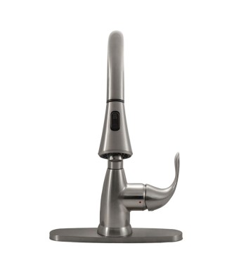 1 HANDLE PULL-DOWN SPRAYER KITCHEN FAUCET - 803 BRUSHED NICKEL